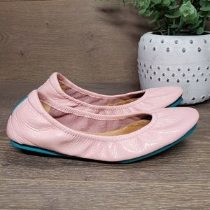 Tieks Blush Pink Cotton Candy Patent Shiny Leather Flats